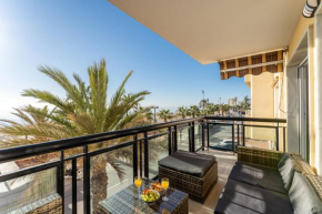 Superb Location Beachfront , 3 bed with terrace
